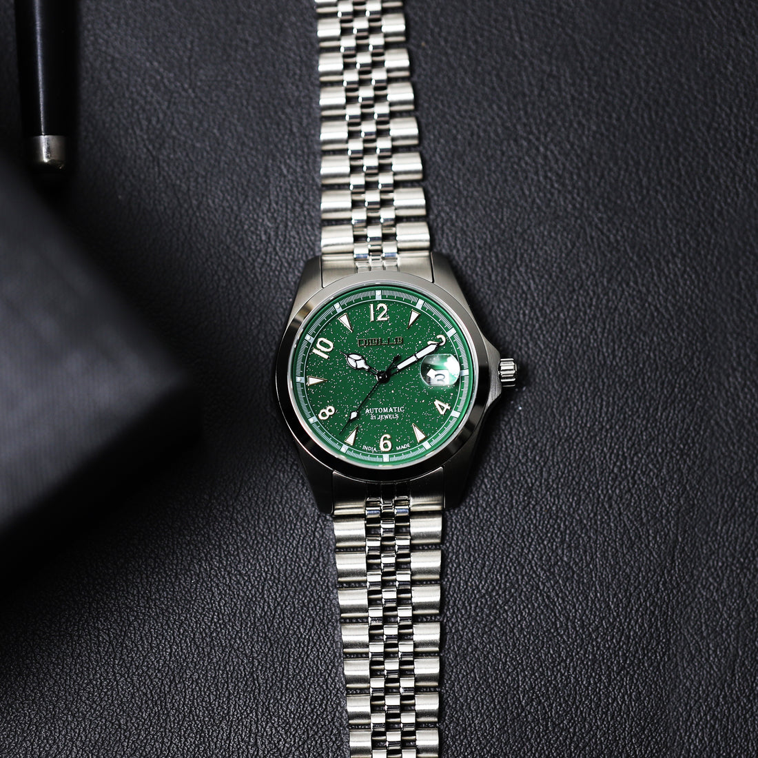 Diollo Lunar 2.0 | Emerald Green |  Classic Silver