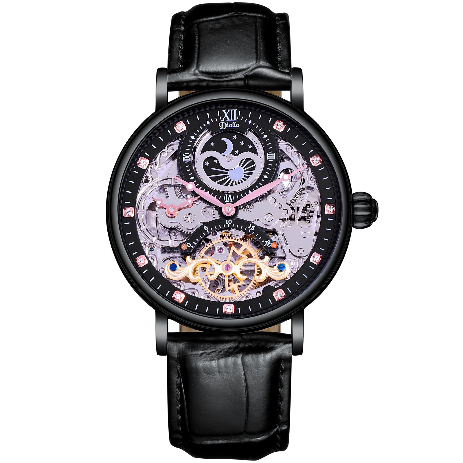 WINNER Men's Luxury Watch Stainless steel Skeleton watch Mechanical | eBay